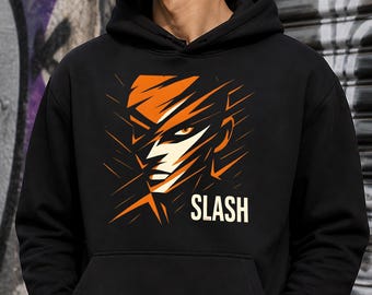 Sudadera con capucha gráfica inspirada en anime / Jersey de algodón orgánico / Sudadera urbana estilo manga para hombre