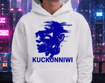 Cyberpunk Glitch Hoodie, Urban Streetwear, Futuristic Graphic Hoodie | Unisex Organic Cotton