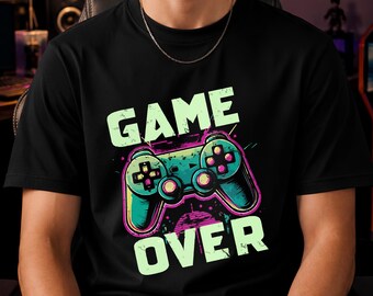 Gaming Tshirt | Retro Game Organic Cotton |  Gamer Gift
