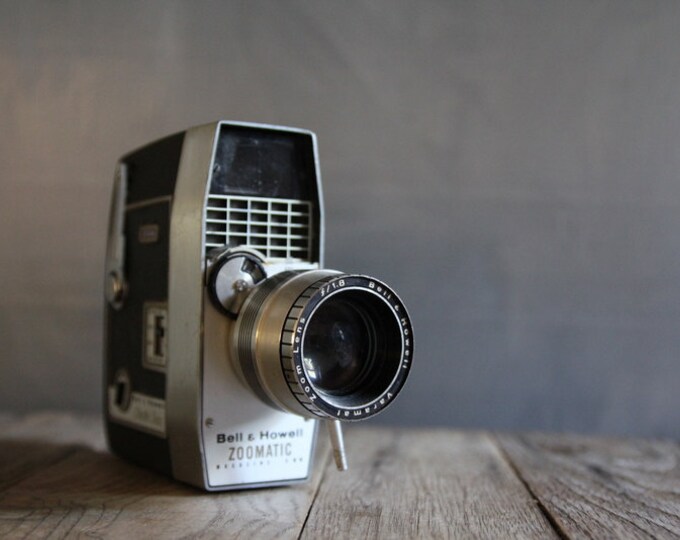 Vintage Bell and Howell Zoomatic 8 Mm Camera Zapruder Etsy
