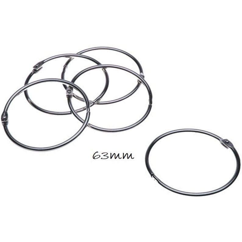 Hinged Binder Rings Large Sizes 63mm and 76mm Mini Etsy