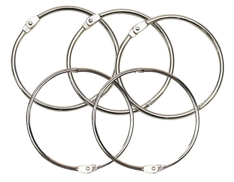 Hinged Binder Rings Large Sizes 63mm and 74mm Mini Etsy Australia
