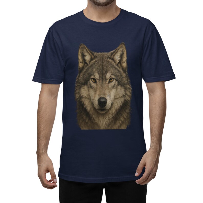 Wolf Head Unisex Softstyle T-shirt | Animal Lovers, Gift for Him/her ...