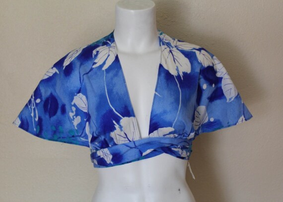 Deadstock Vintage Hawaiian Halter Top / Fashions b