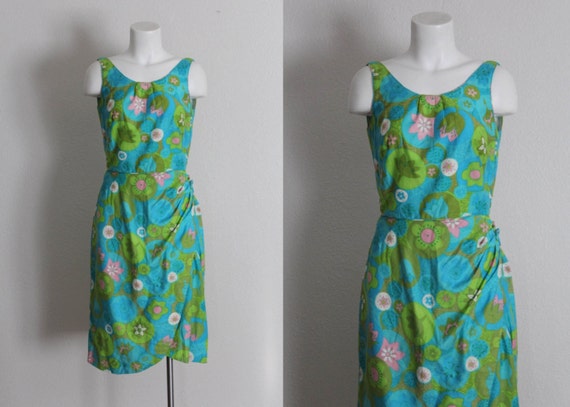 Vintage 1960s Malia Hawaii Wiggle Dress / Vintage