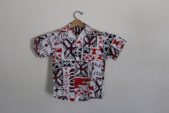 Vintage Kids Hawaiian Shirt / Boys Vintage Hawaiia