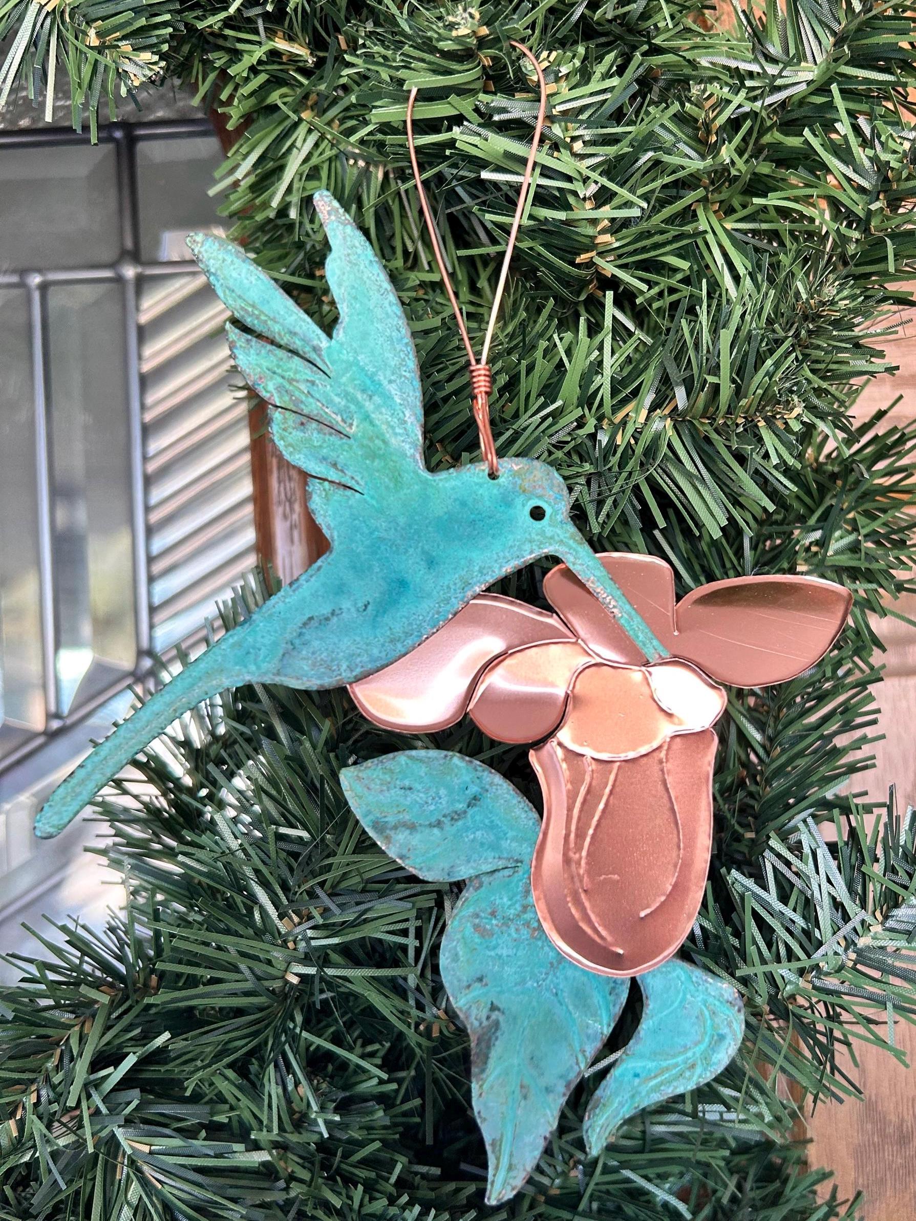 Ornamento a forma di colibrì, fatto a mano a forma di, in acrilico, decorazione per interni