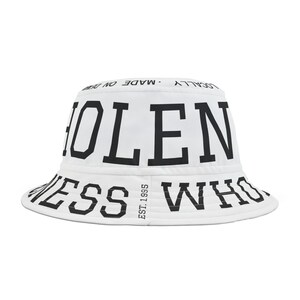 Stylish Wholeness Bucket Hat | Trendy AOP Hat for Summer, Gift for Beach Lovers, Cool Accessory, Relaxed Vibe, Fashion Statement