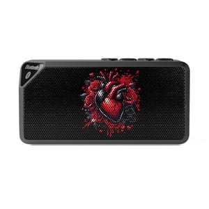Wireless Bluetooth Speaker with Heart Design - Perfect Gift for Music Lovers, Home Decor, Parties, Valentine's Day, Unique Speakers