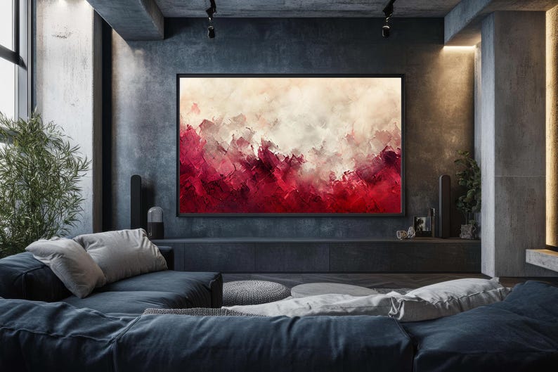 Abstract Couple Painting - Front view