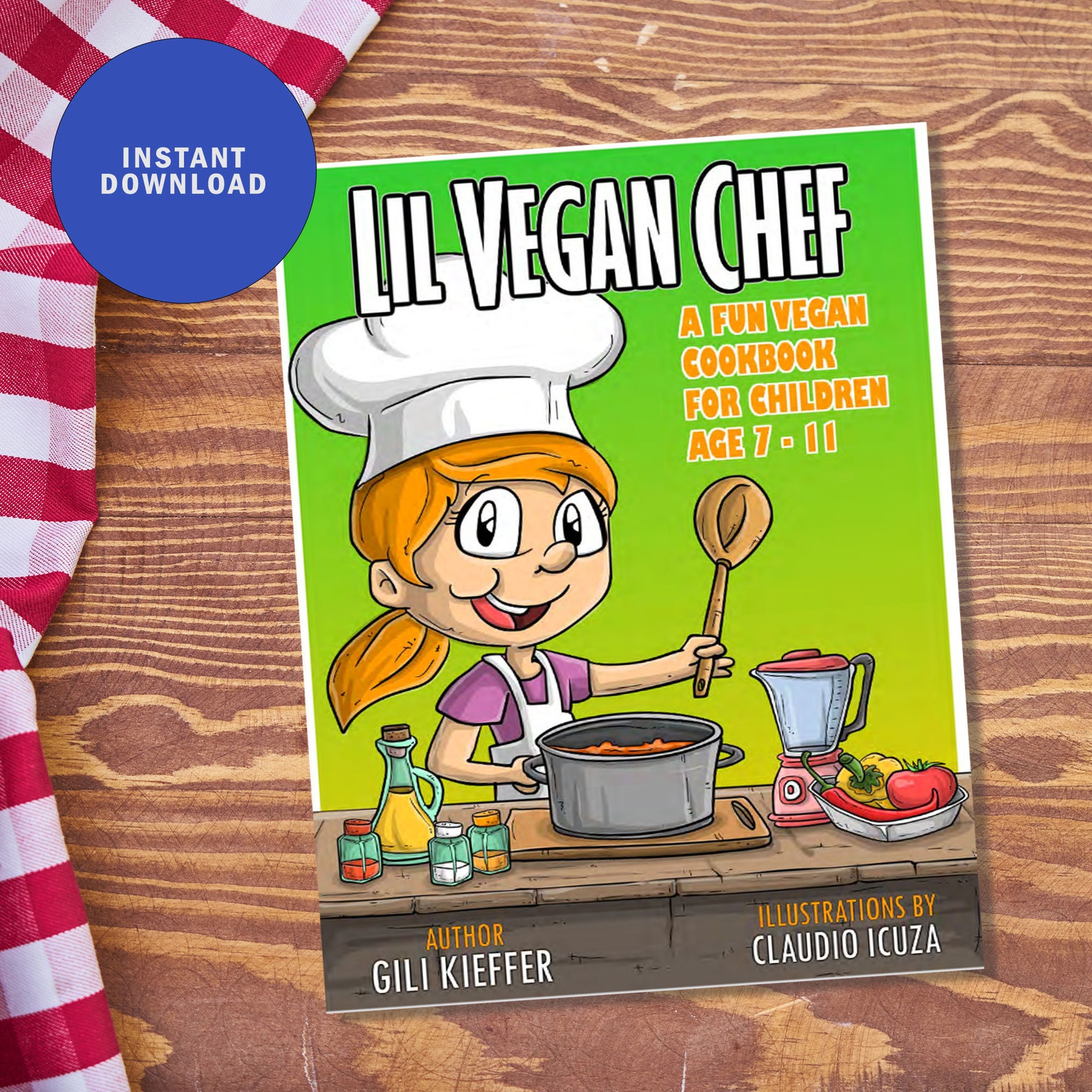 Vegan E-book for Kids Lil' Vegan Chef Easy Vegan - Etsy Norway