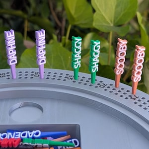 Personalized Cribbage Peg Set