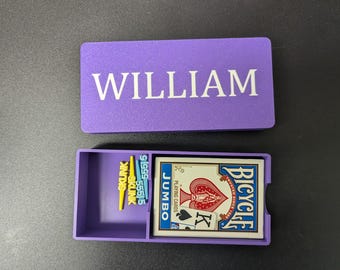 Personalized Cards & Accessories Storage Case