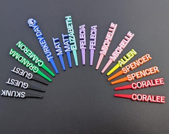 Personalized Cribbage Pegs