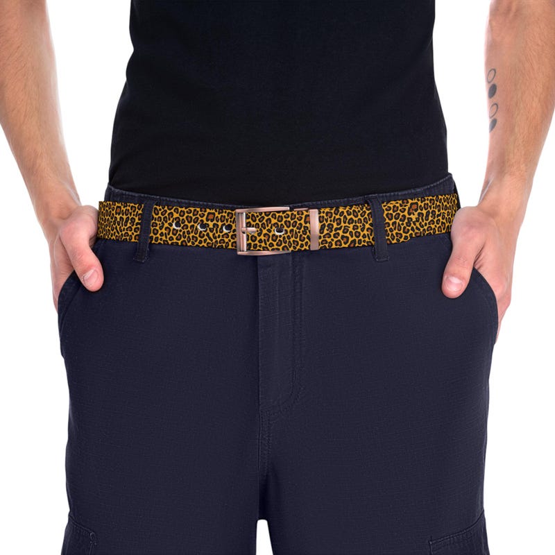 Leopard Print Back Belted Top main image 0