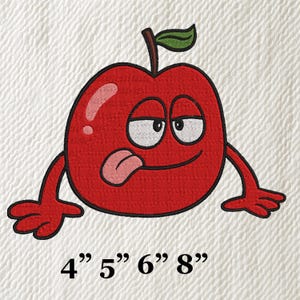 Lustige Apfel Stickdatei: Stickdatei Stickdatei Stickdatei Download