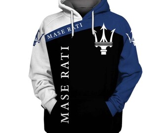 TIANBA Kinggo Men with Cap Maserati Logo Fashion Hoodie TIANBA Kinggo Men with Cap Maserati Logo Fashion Hoodie
