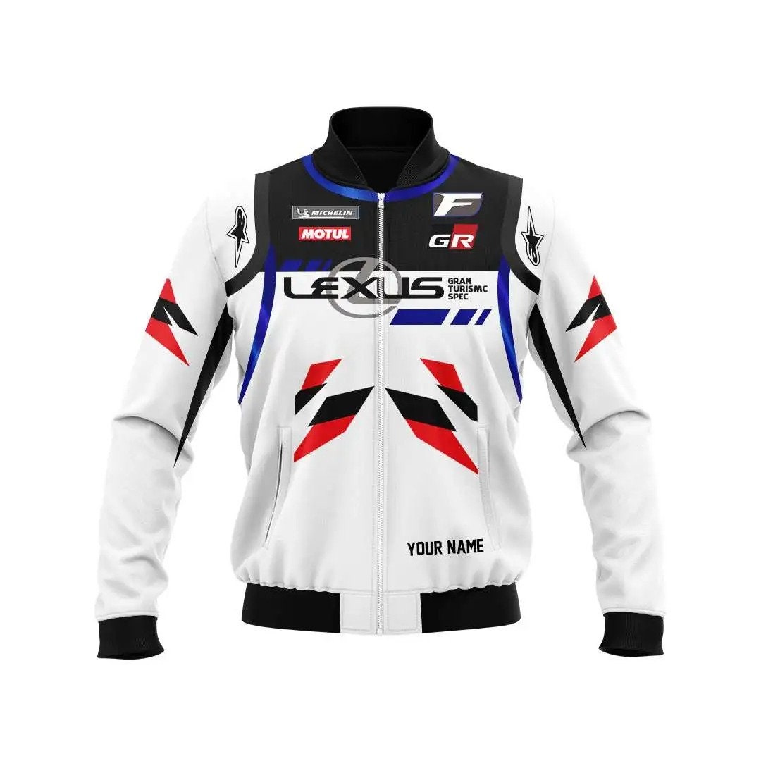 Personalized Lexus Bomber Jacket 3D Racing Style F1, Custom Lexus Performance 3D Hoodie Shirt
