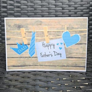 Postkarten, Happy Father's Day Postkarte, Vatertag, Glückwunsch, Glückwünsche für Papa, Dad