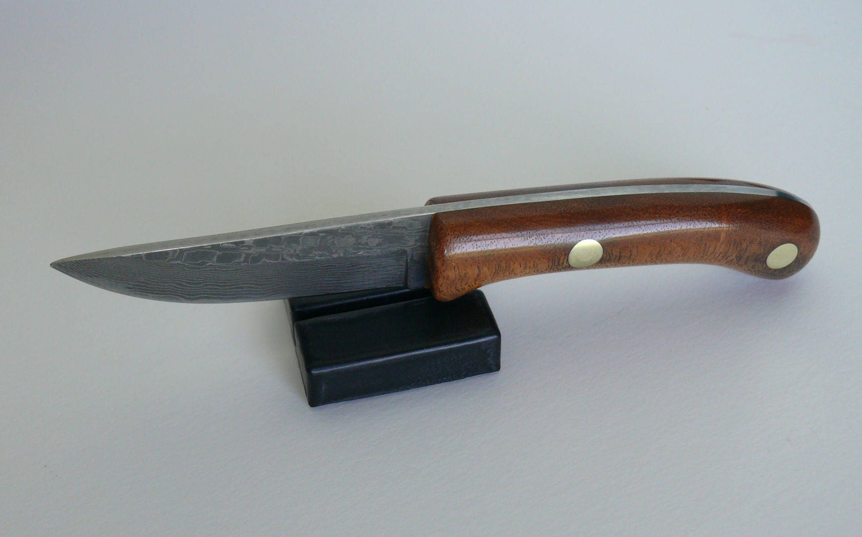Laminate Steel Knife with Mahogany Handle Item 517 Etsy
