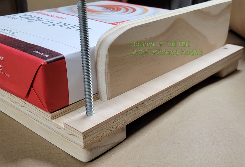 Book Press, Combination Flat and Edge Glueing, Mapletop Plywood, Pine, 12.5" x 13" image 10