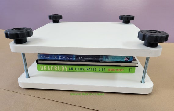 Book Press, Flat Plate, Laminate plywood, PVC Edge Banding (14.5" x 14.5")