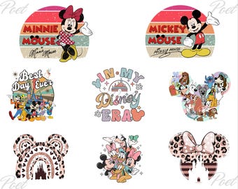 Disney Family Vacation PNG, Mickey Mouse Designs (Instant Download)