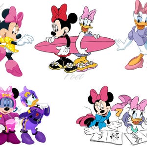 Minnie Mouse and Daisy Duck Png, Friends Png, Best Friend Png, Minnie Png, Daisy Png, Digital Download Png