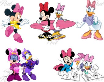 Minnie Mouse et Daisy Duck PNG, image d'amis (téléchargement numérique)