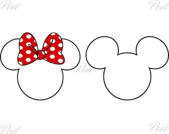 Mickey and Minnie Mouse PNG: High-Resolution Digital Download