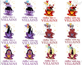Orejas de ratón villano PNG: Diseño de viaje familiar de Halloween (Descarga instantánea PNG)