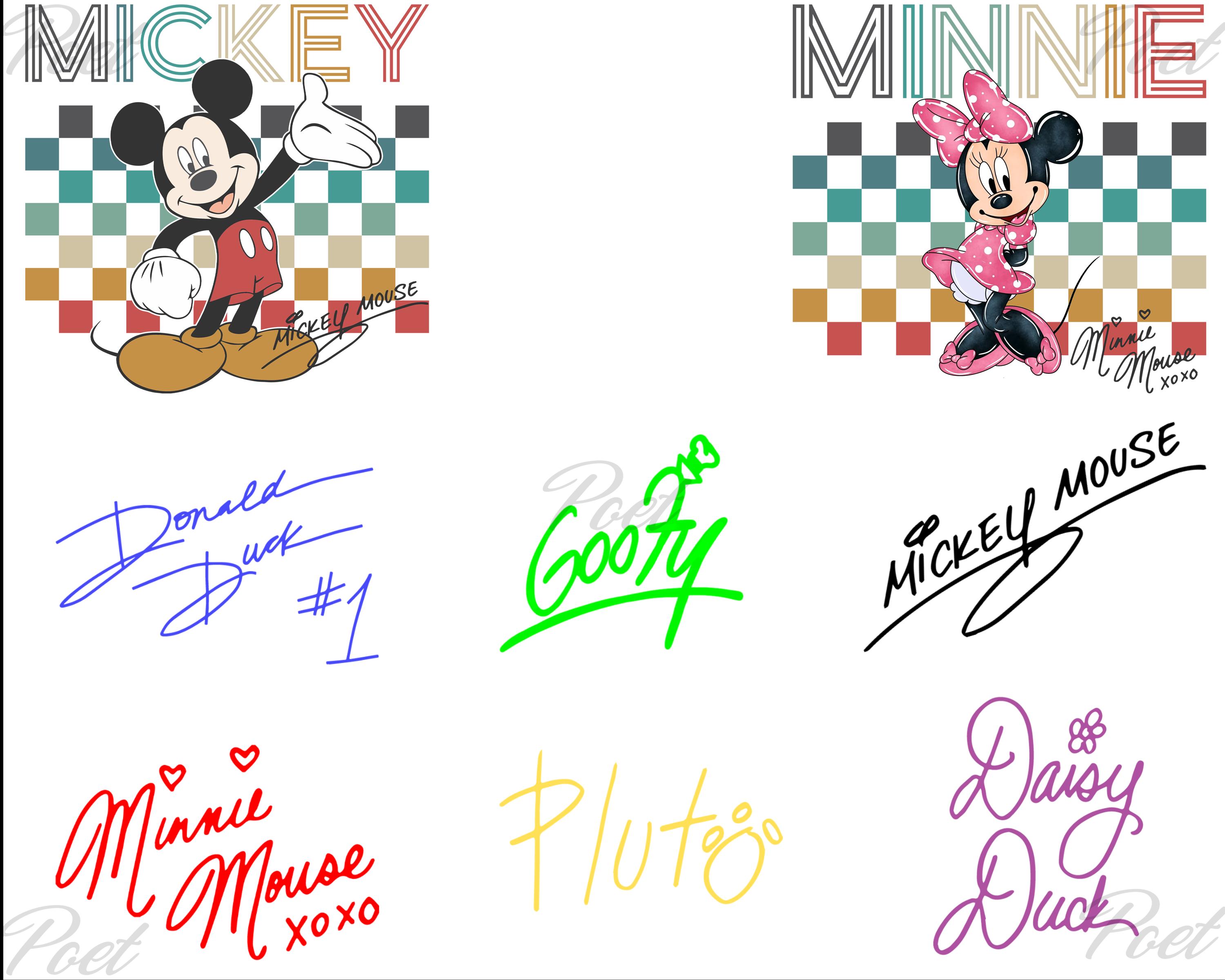 Mickey Signature Mickey Mouse Signature Png