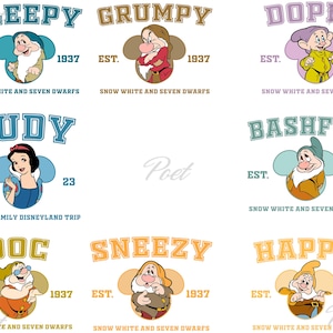 Snow White Clipart Bundle: Princess PNG, Shirt Cake Topper (Digital Download)