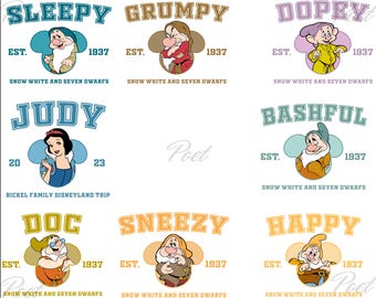 Snow White Clipart Bundle: Princess PNG, Shirt Cake Topper (Digital Download)