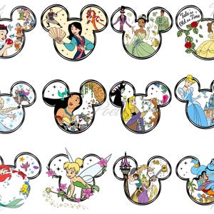 Princess Minnie Ears PNG: Family Vacation Design (Digital Download