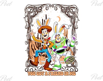 Toy Story 'You Got A Friend In Me' PNG: Birthday Party Invitation (Digital Download)