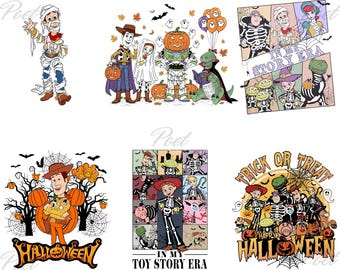 Toy Story Halloween PNG: Anpassad T-shirtdesign (digital nedladdning)