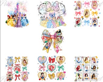 Clipart de Castillo de Princesa, SVG en capas para Cricut (PNG)