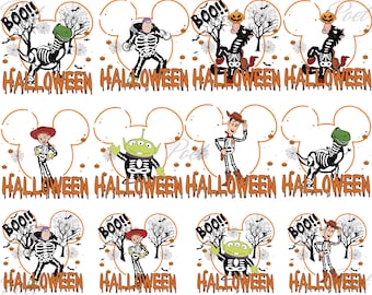 Toy Story Halloween PNG: Custom T-Shirt Design (Digital Download)