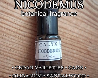 Cedar Sandalwood Natural Cologne Oil – Unisex Botanical Fragrance