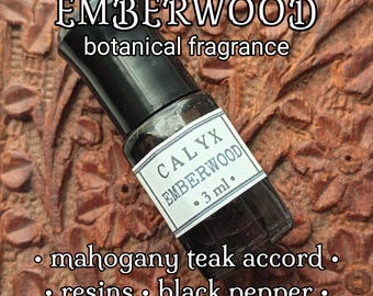 Mahogany Teak Botanical Fragrance – Unisex Perfume Oil or Body Spray