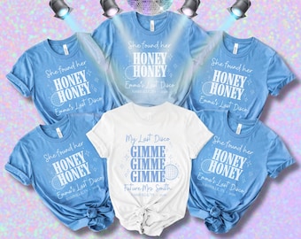 Camisetas de despedida de soltera de Mamma Mia | Encontró su amor, cariño | Camisetas personalizadas de despedida de soltera | Regalo a juego para la despedida de soltera | Tops de despedida de soltera de Mamma Mia