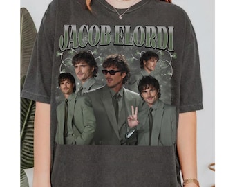 Jacob Elordi Shirt | Comfort Colors Jacob Elordi T-Shirt | Geschenkidee für Jacob Elordi-Fans | Ästhetisches Shirt für Jacob Elordi-Liebhaber