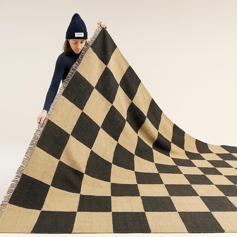 Checkerboard Rug - Etsy