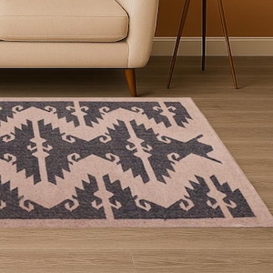 8x8 Feet and more Handmade Square Wool Jute Area Rug,  black Beige Rug, Outdoor Rug/ Living room Rug.