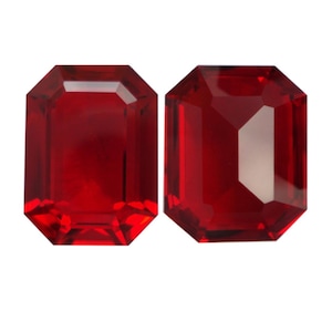 Swarovski Siam Red Crystal Octagon Fancy Stone 18x13mm - Jewelry Making