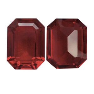 Swarovski Garnet Red Crystal Octagon: Schmuckherstellung DIY (10 x 8 mm, 2 Stück, Unfoliert)