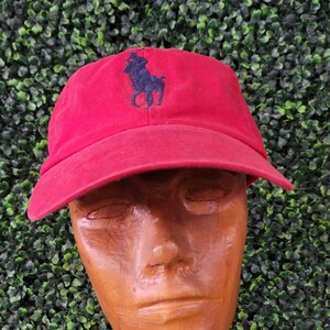 90s vintage polo ralphlauren キャップ 赤 Vintage Ralph Lauren Baseball Cap - Etsy