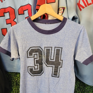 Vtg 70s HOPKINS TRACK RUSSELL Athletic Tshirt // Sports High