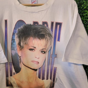 vtg 90s LORRIE MORGAN COUNTRY Music Tee 2X-Large // White cotton screenprint tour concert merch retro vintage t-shirt actress 1996 Nashville